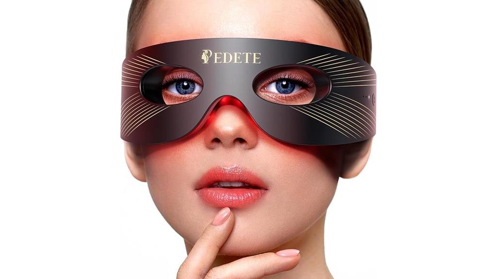 red light eye mask