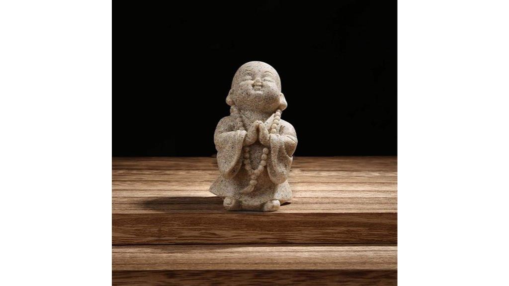 relaxed fish buddha decor