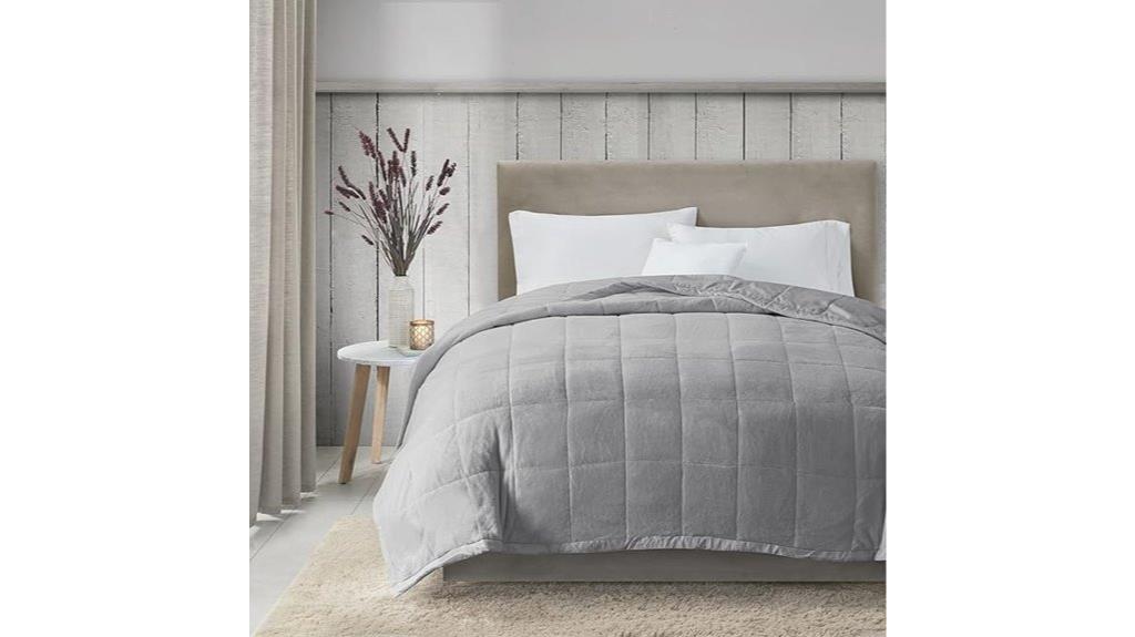 reversible plush microfiber blanket