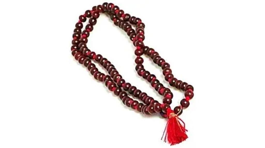 rose wood japa mala
