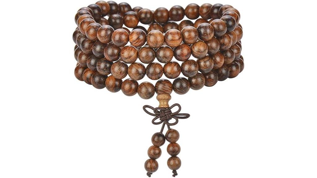 sandalwood 8mm mala beads
