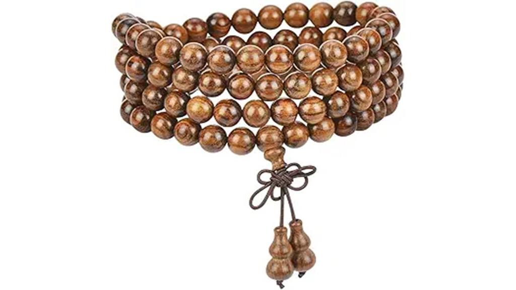 sandalwood mala prayer bracelet