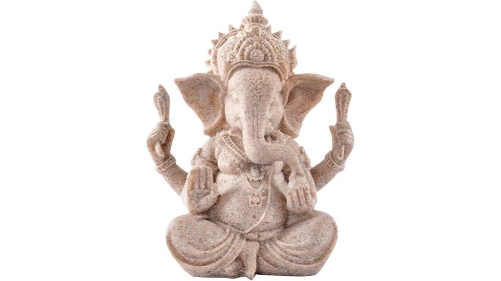sandstone elephant buddha sculpture