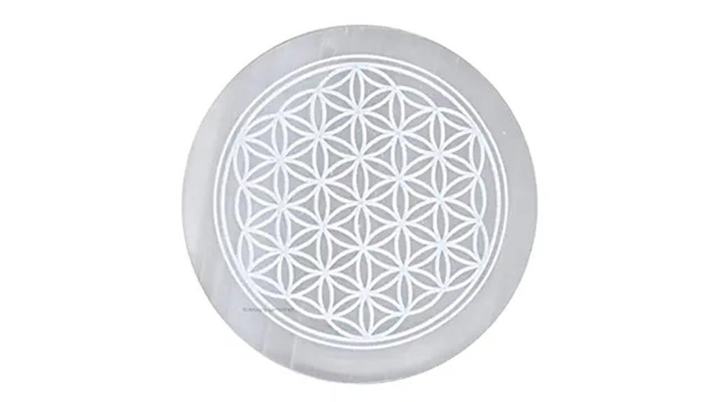 selenite crystal charging plate