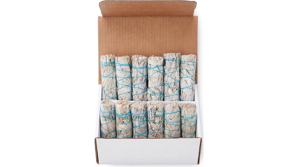 set of twelve sage sticks
