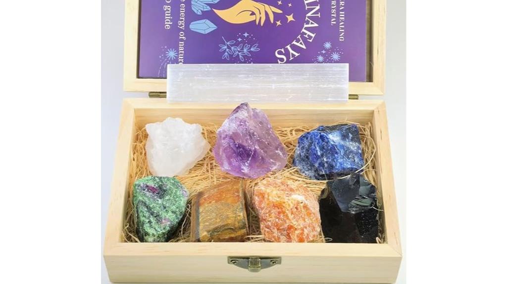 seven chakra crystal set