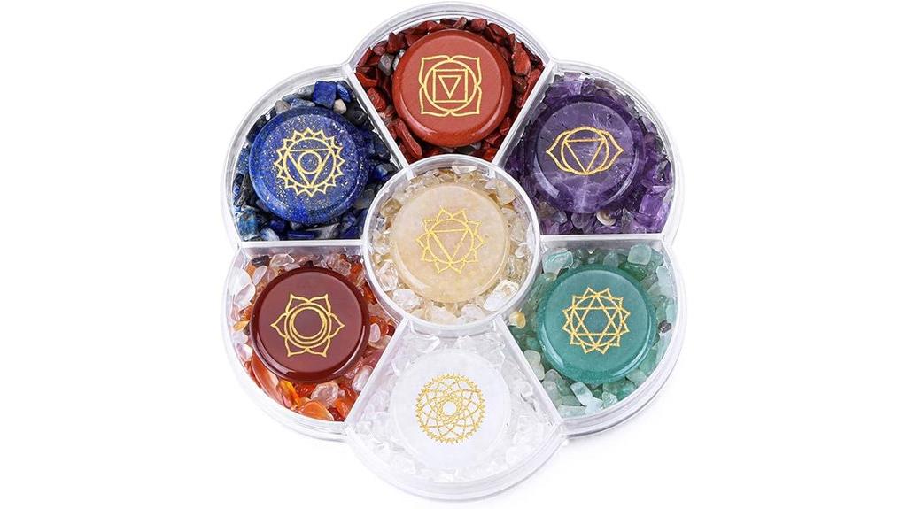 seven chakra healing crystals