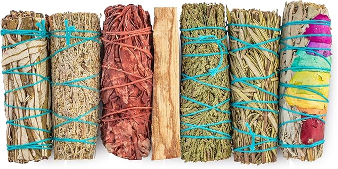 seven item sacred smudge set
