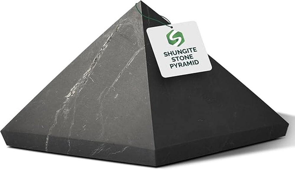 shungite pyramid chakra healing