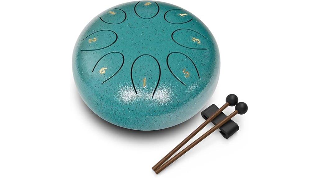 six inch steel percussion