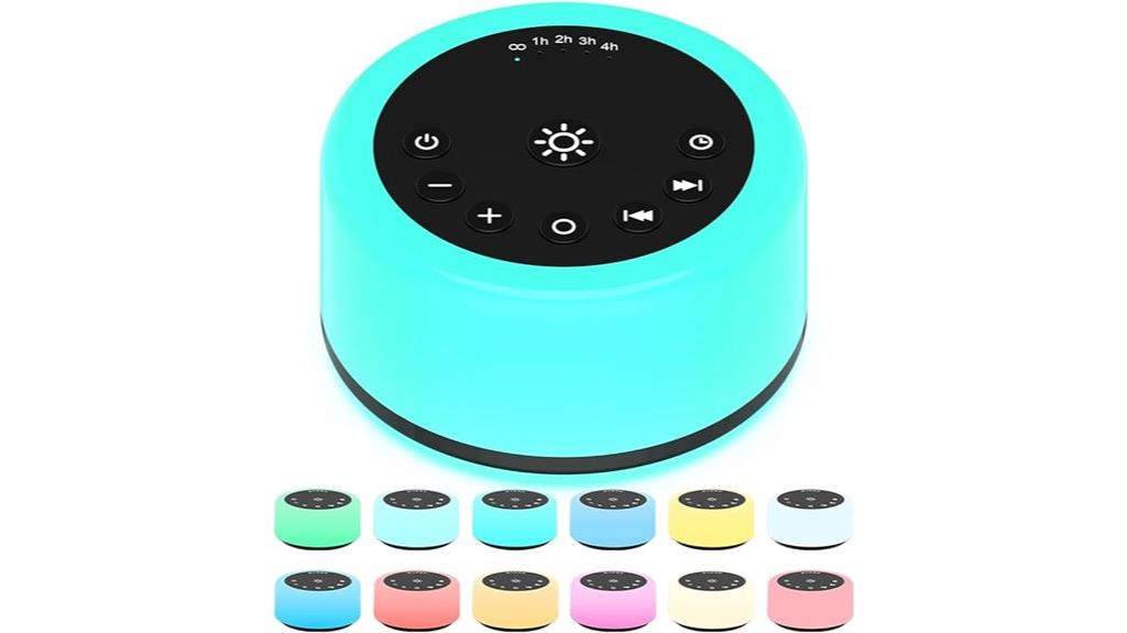 sleep sound machine with lights