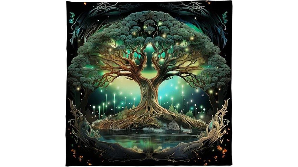tarot divination altar cloth