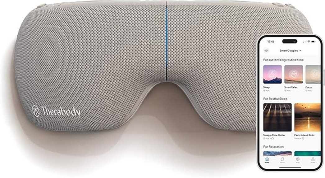 theragun smartgoggles heated mask
