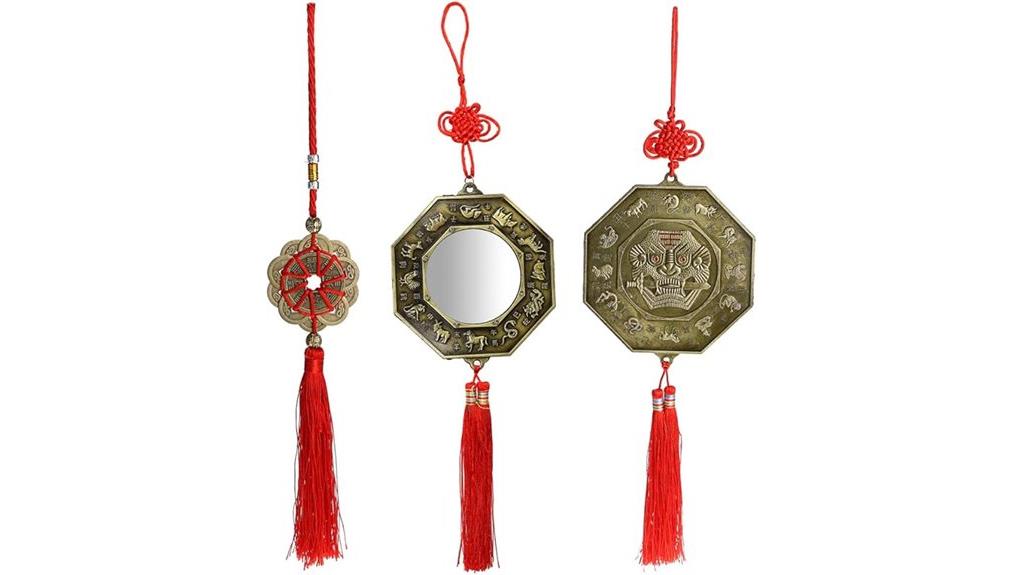 three piece bagua mirrors