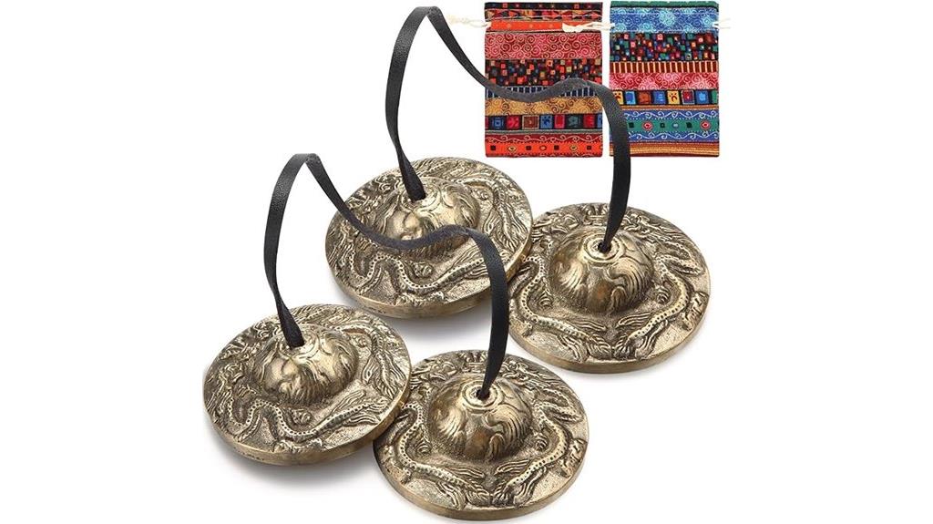 tibetan cymbals meditation set