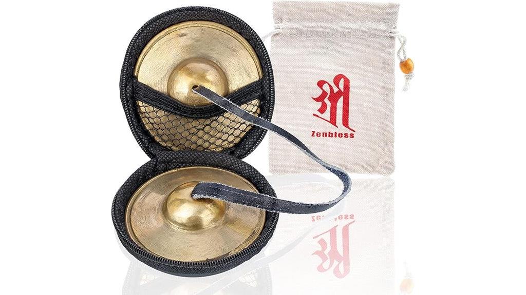 tibetan cymbals with storage