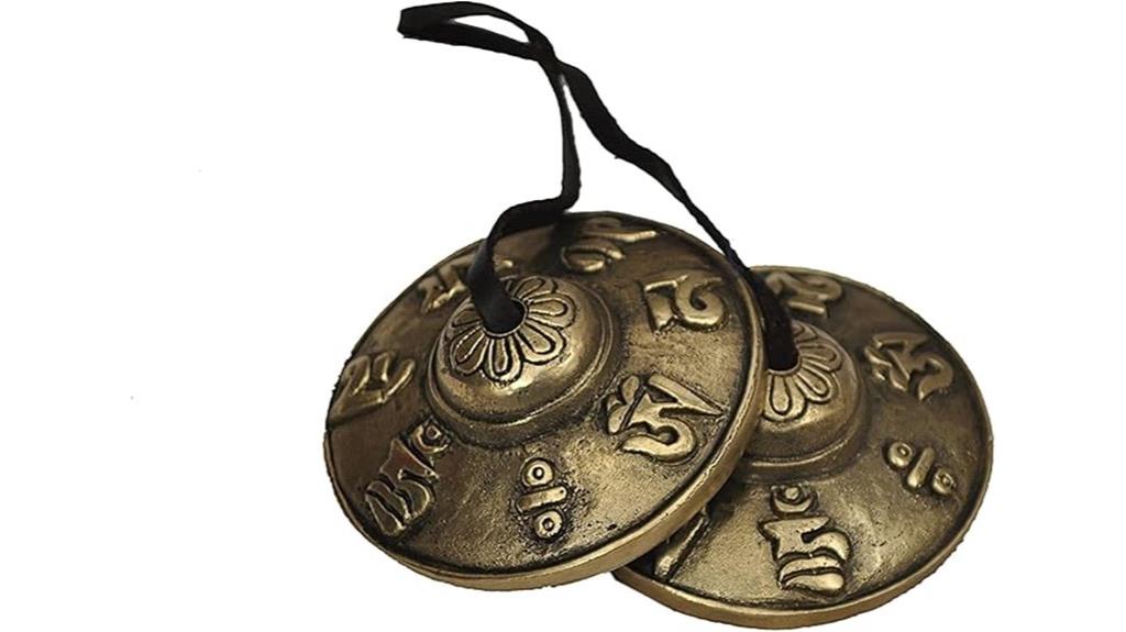 tibetan tingsha cymbals 6 2cm