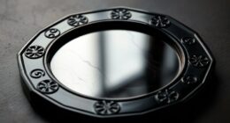 top black obsidian mirrors