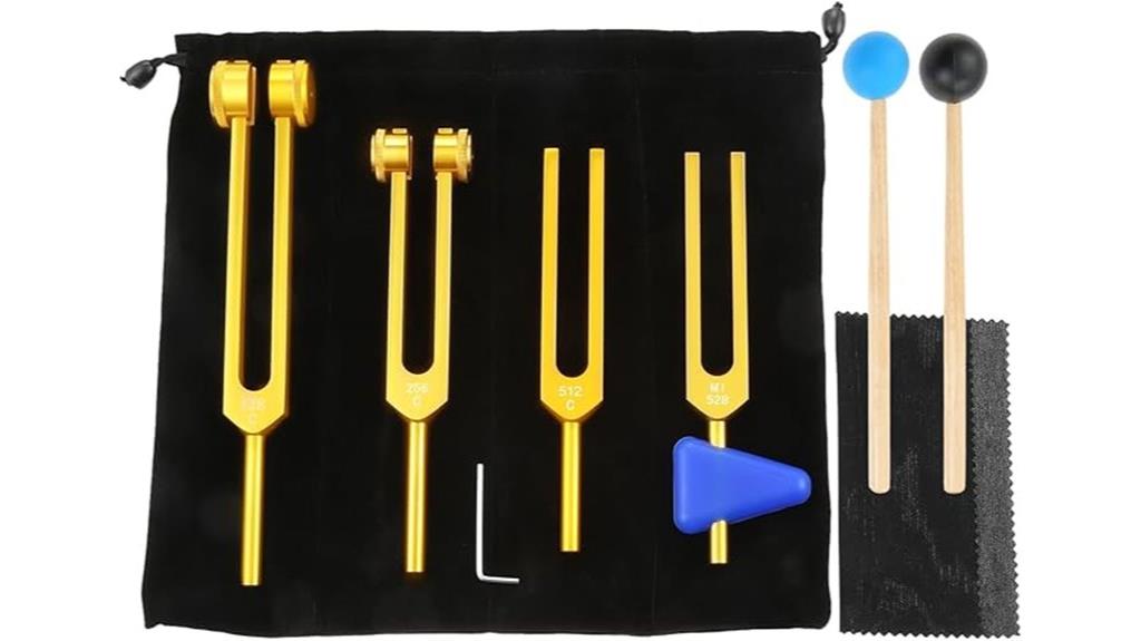 tuning forks with accessories
