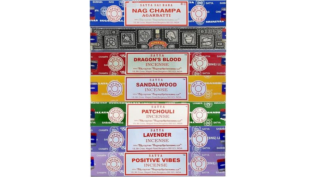 variety satya incense gift set