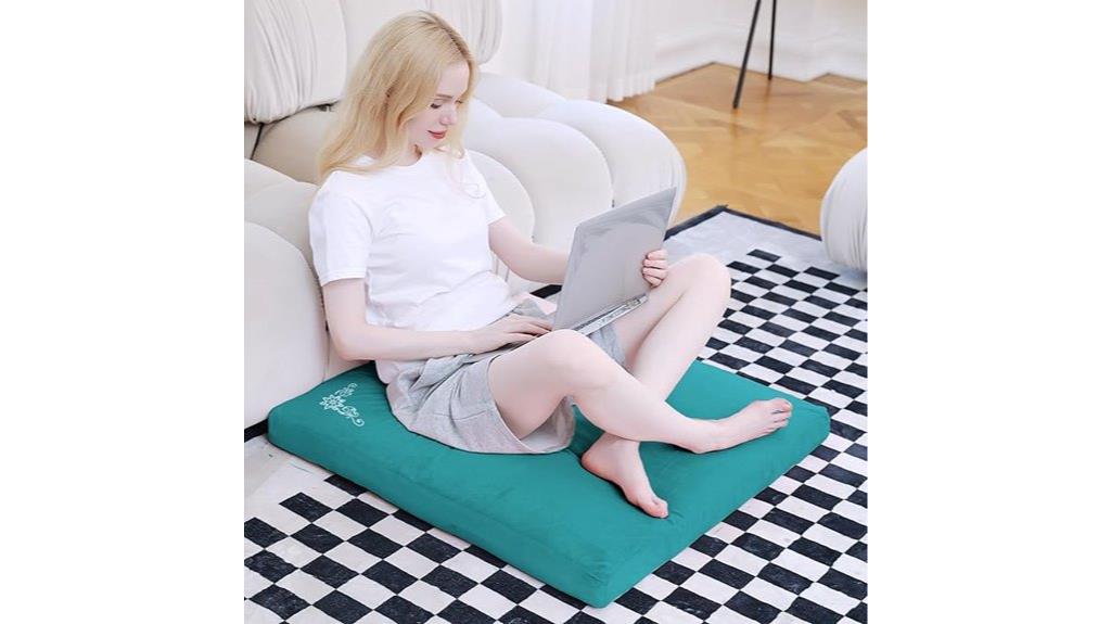 velvet zabuton meditation cushion