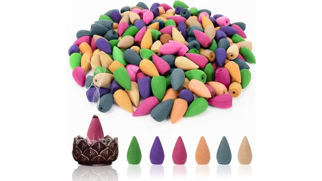 waterfall backflow incense cones