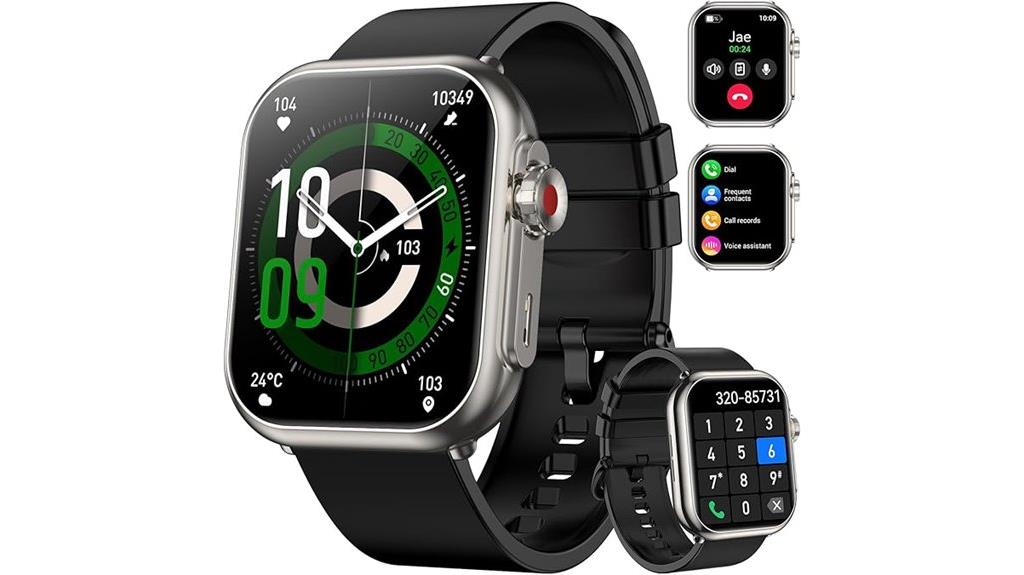 waterproof fitness smartwatch battery