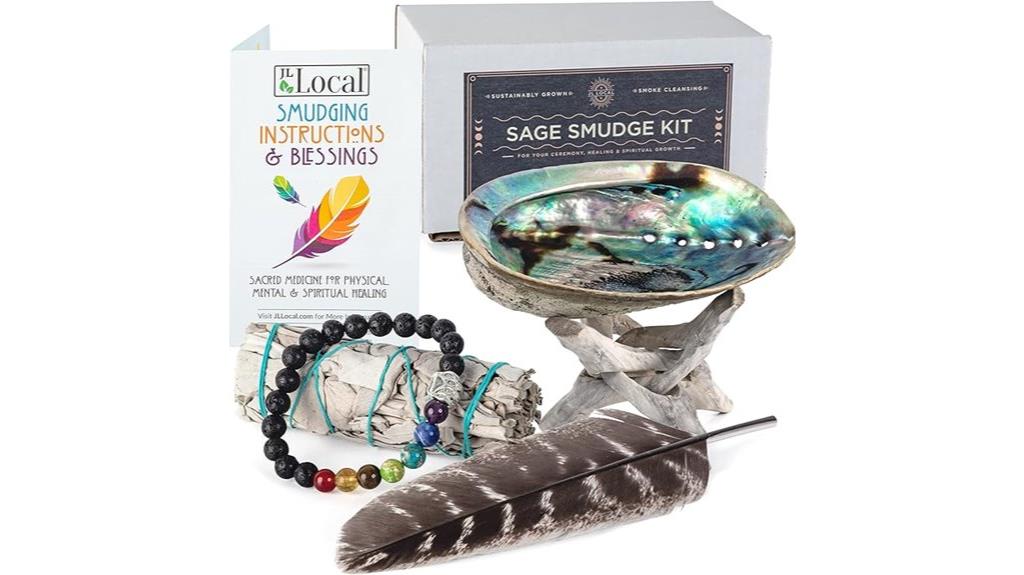 white sage smudging kit instructions