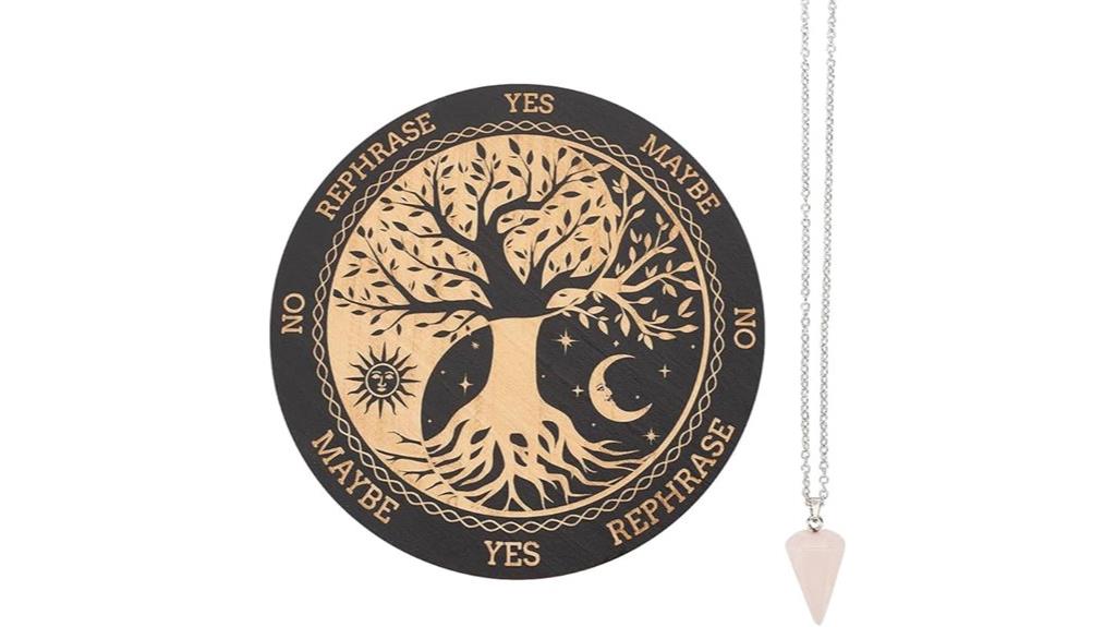 witch pendulum board necklace