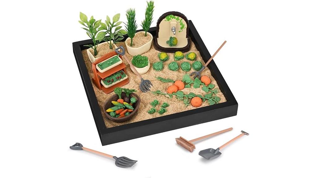 zen desk sand garden