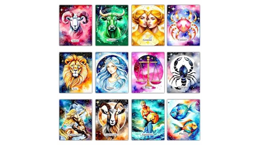 zodiac wall art prints