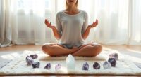 crystal infused meditation practice