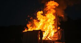 dreams of fire burning