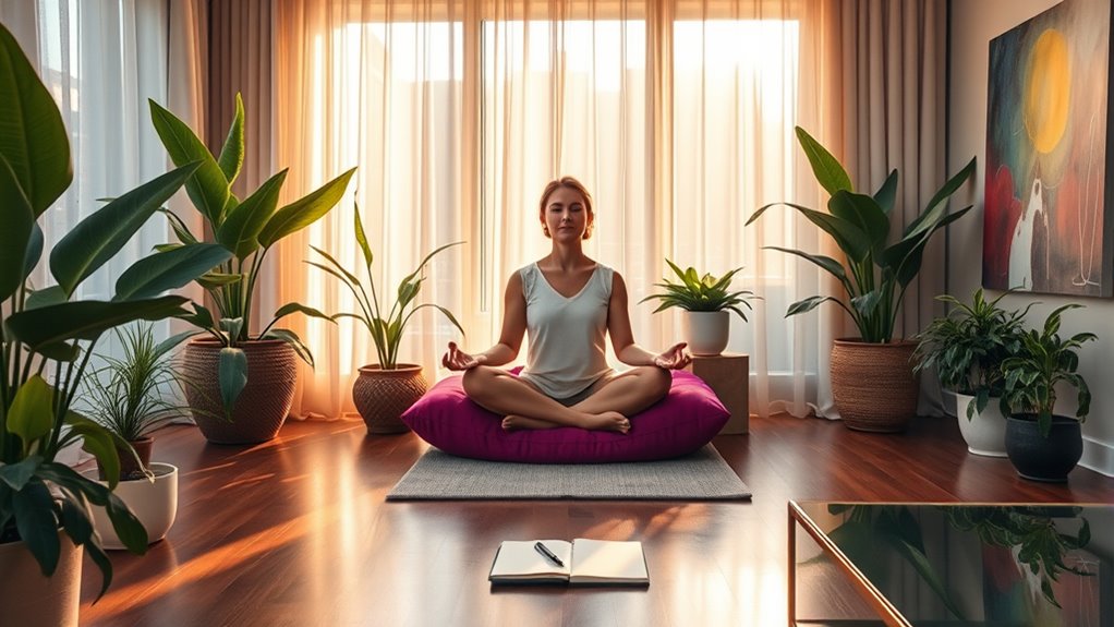 meditation enhances creative brainwaves