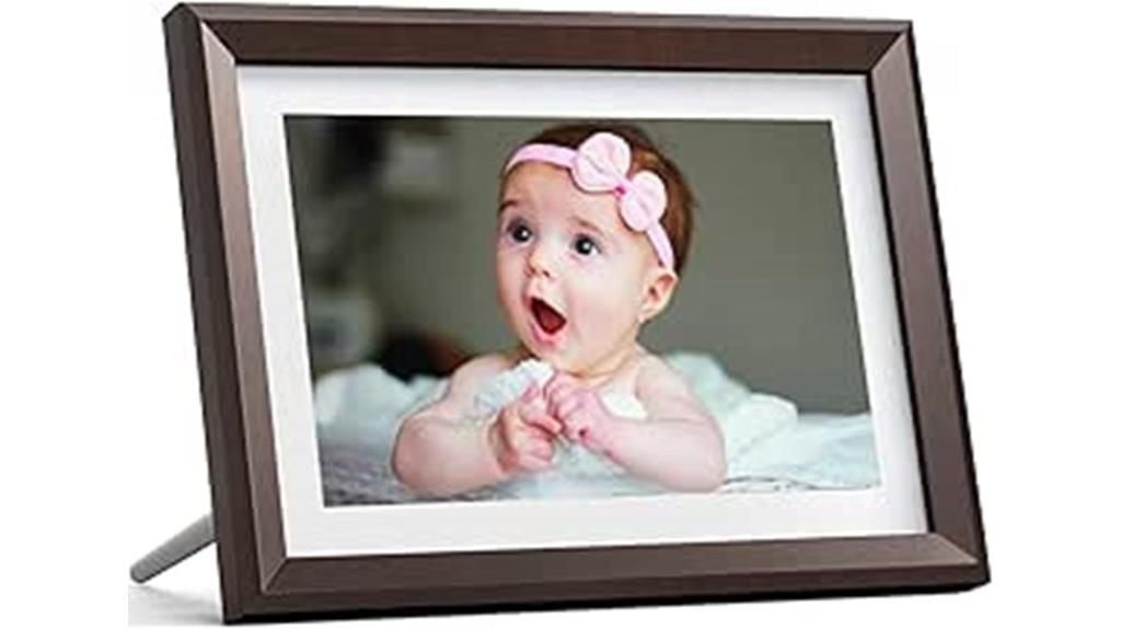 10 inch touchscreen photo frame