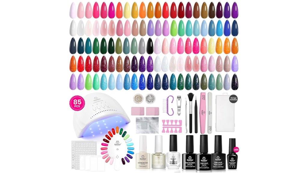 complete 85 piece gel set
