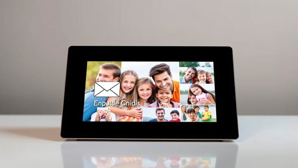 email photo sharing features