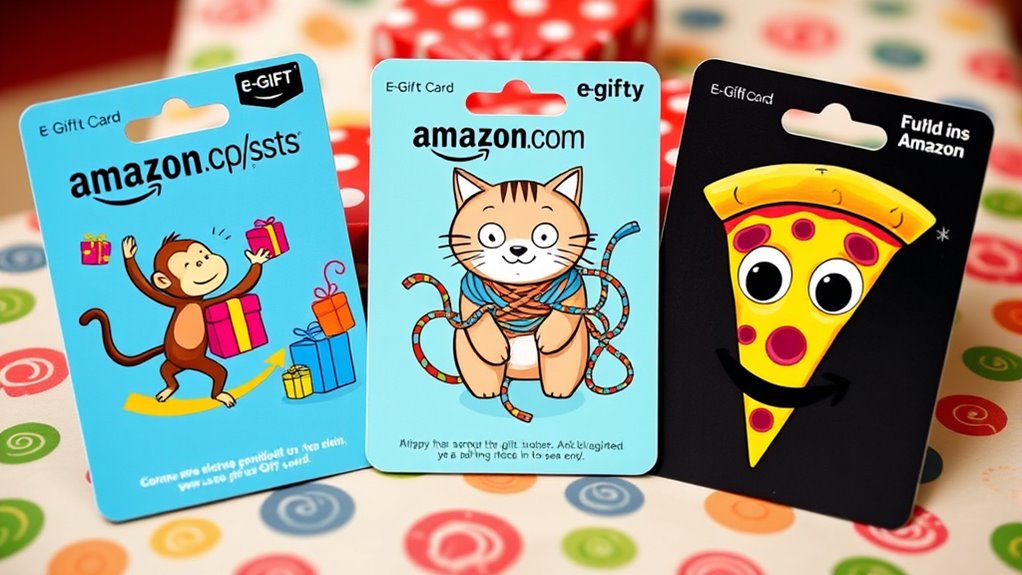 funny amazon gift card designs
