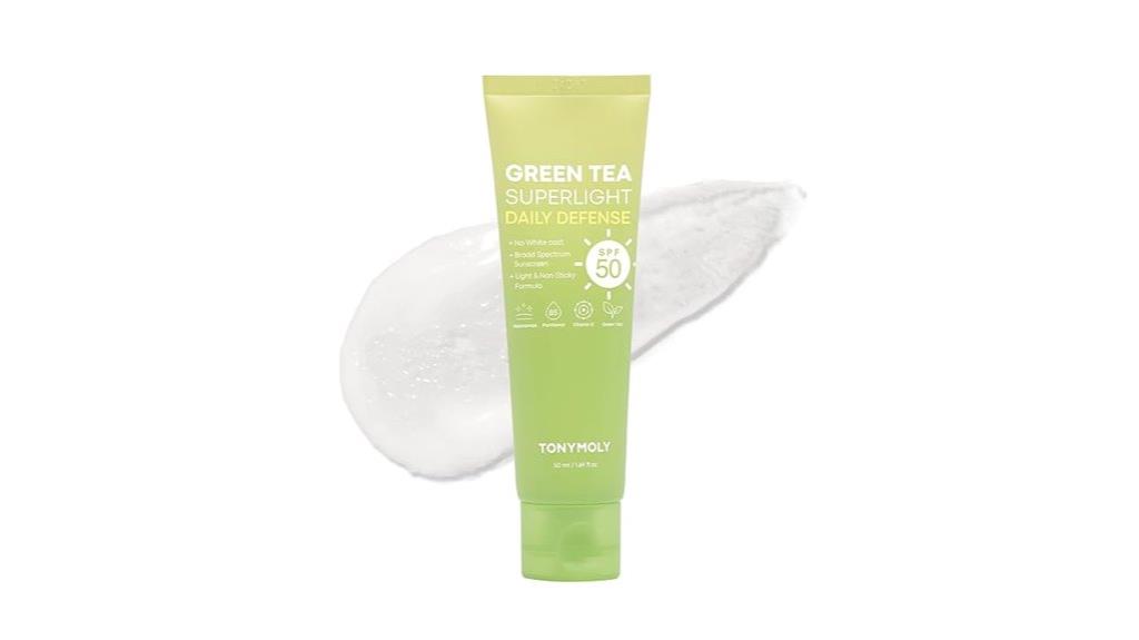 green tea spf sunscreen
