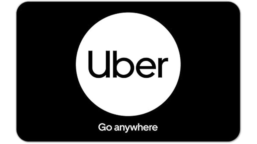 uber gift card available