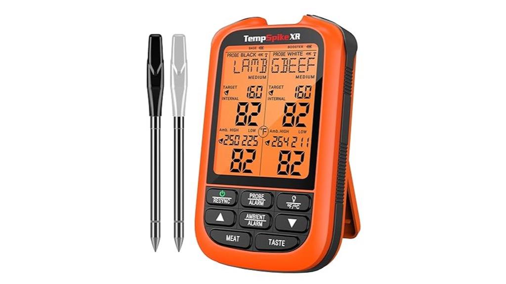 wireless long range meat thermometer