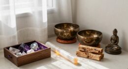 arranged spiritual healing tools