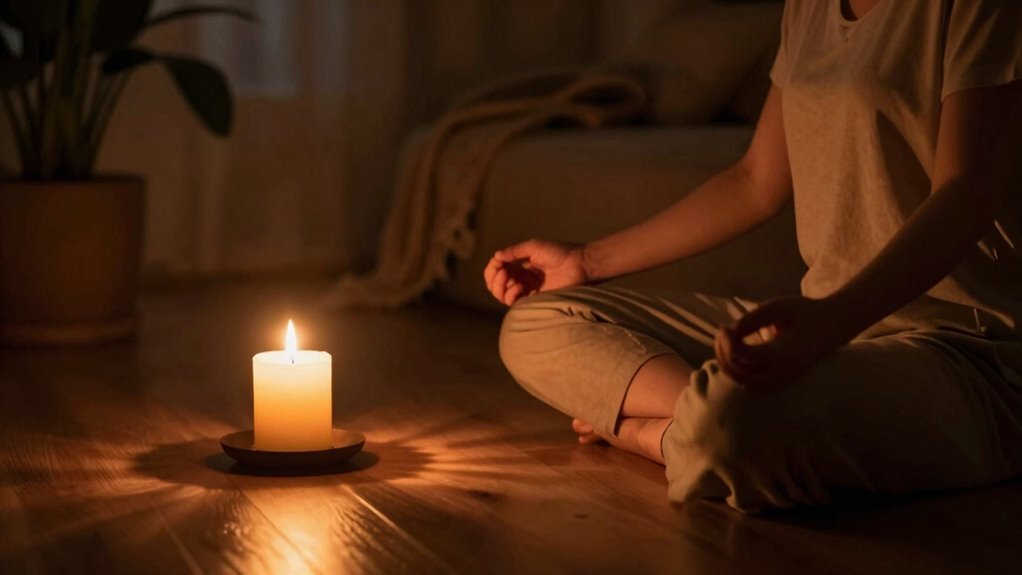 candle meditation improves concentration