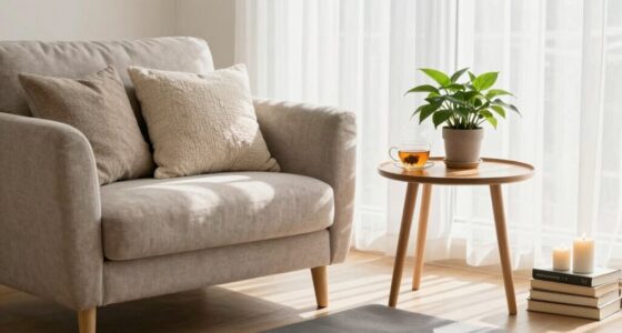 comfortable peaceful organized space