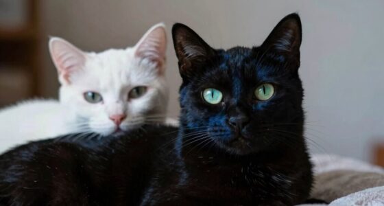 contrast between black and white