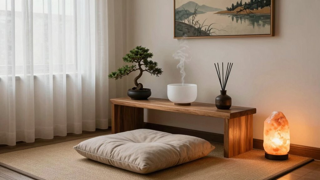 create a calming meditation environment