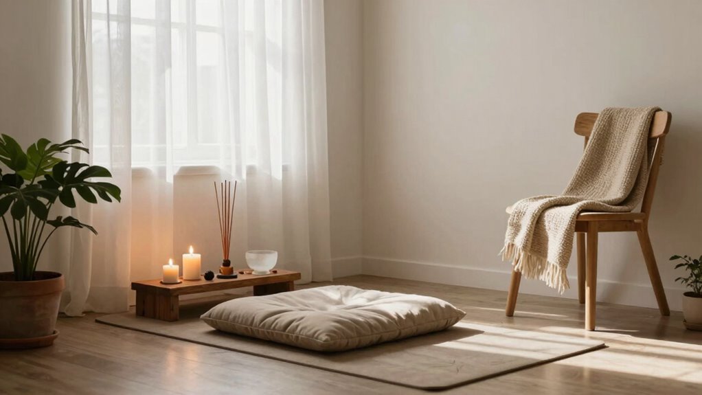 create a peaceful meditation sanctuary