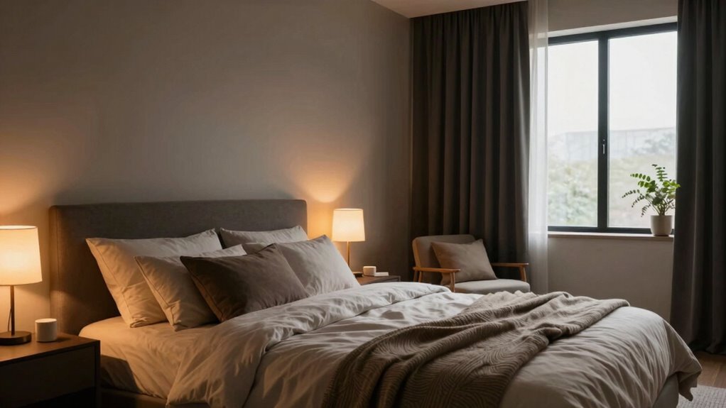 create a peaceful sleep environment