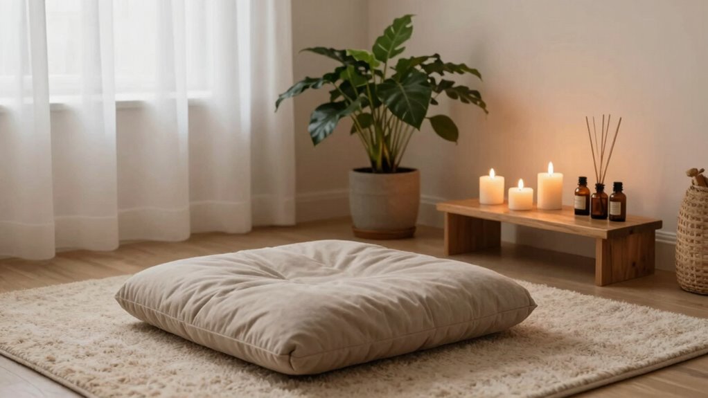 create calm meditation sanctuary