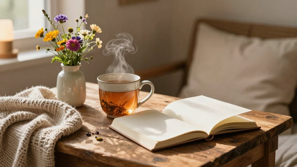 create calming gratitude space